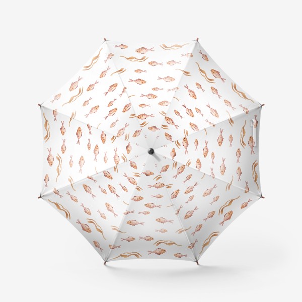 Зонт «Рыбки на волнах»