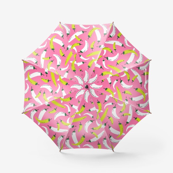 Зонт «Перцы на розовом фоне»