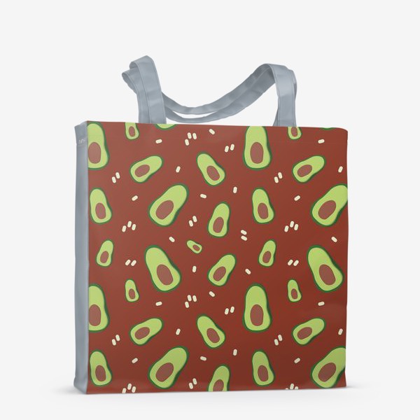 Сумка-шоппер «Паттерн с авокадо»