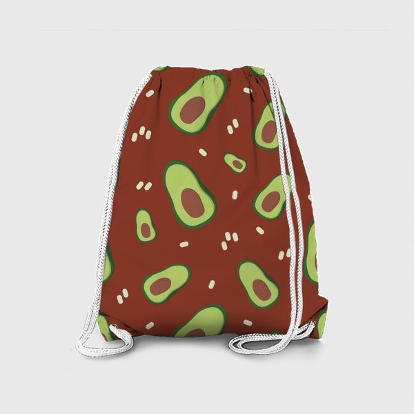 Рюкзак «Паттерн с авокадо»