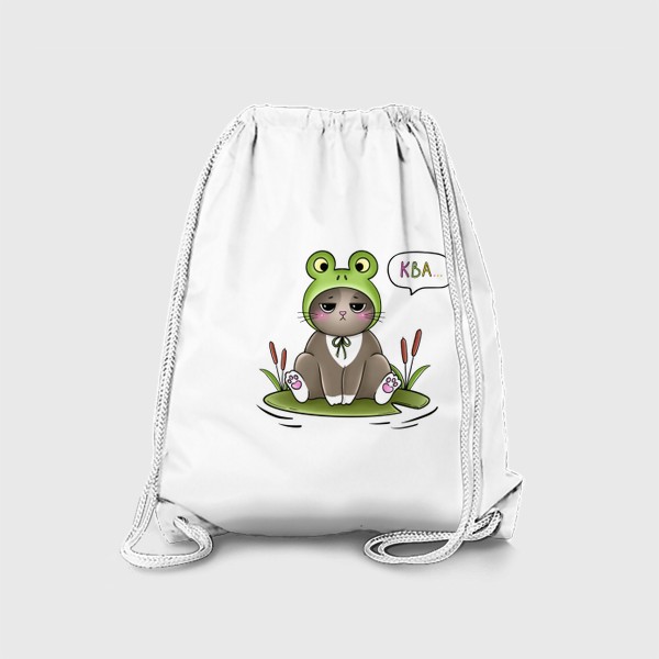 Рюкзак «Котик лягушка»