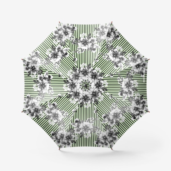 Зонт «Графические цветы»