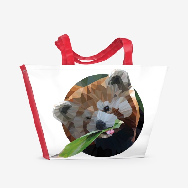 Пляжная сумка «Красная панда»