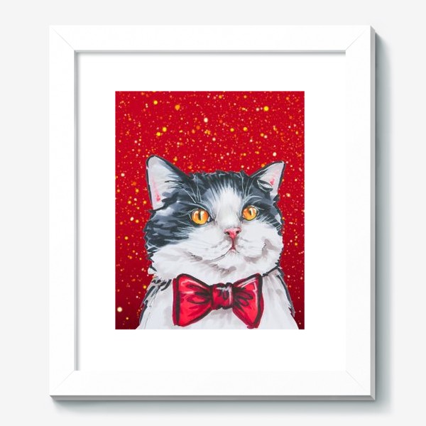 Картина «Праздничный котик»