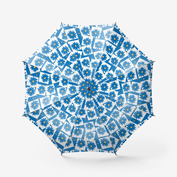 Зонт «Цветы.Бесшовная текстура с цветами.Летний паттерн.»