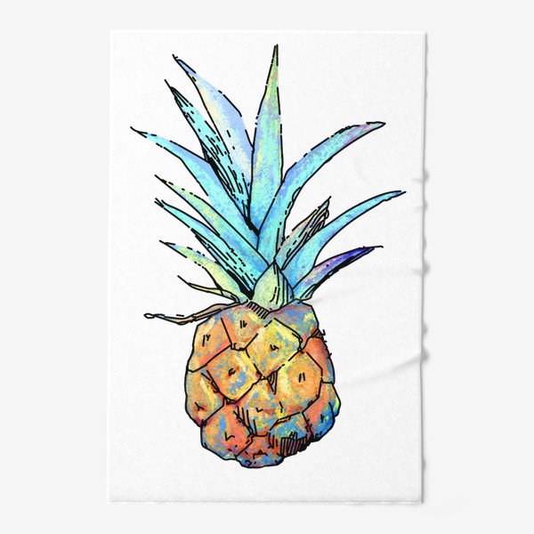 Полотенце «Яркий ананас»