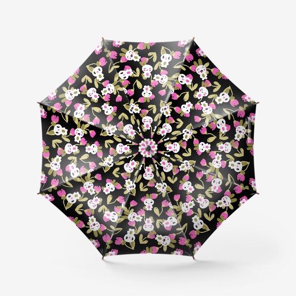 Зонт «Зайки и тюльпаны»