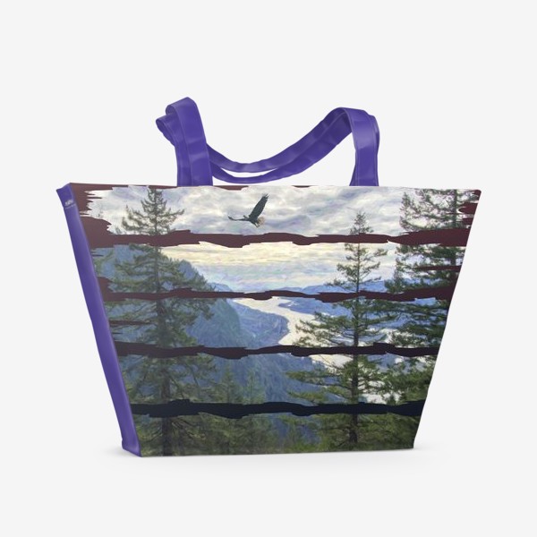 Пляжная сумка «Горы и Природа»