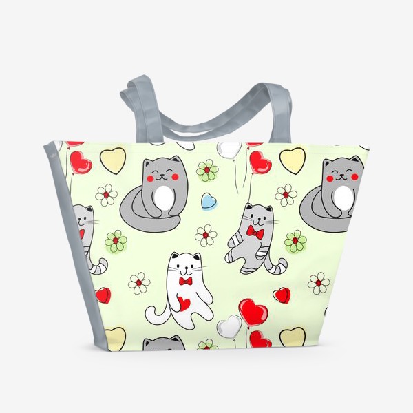 Пляжная сумка «Счастливые котята»