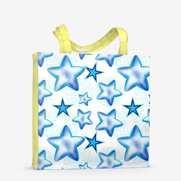 Сумка-шоппер «Голубые звезды»