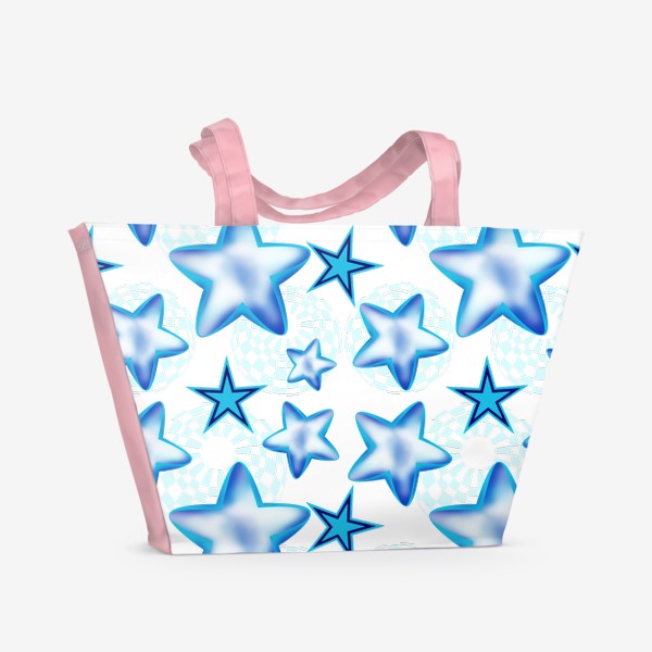 Пляжная сумка «Голубые звезды»