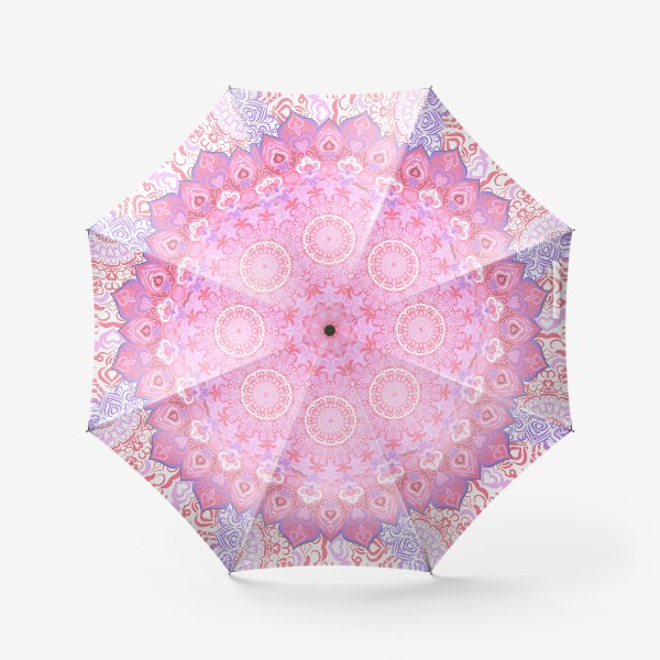Зонт &laquo;Розовая мандала&raquo;
