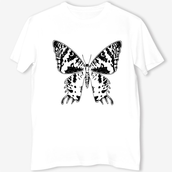 Футболка «butterfly sketch, vintage beautiful insect summer butterfly»