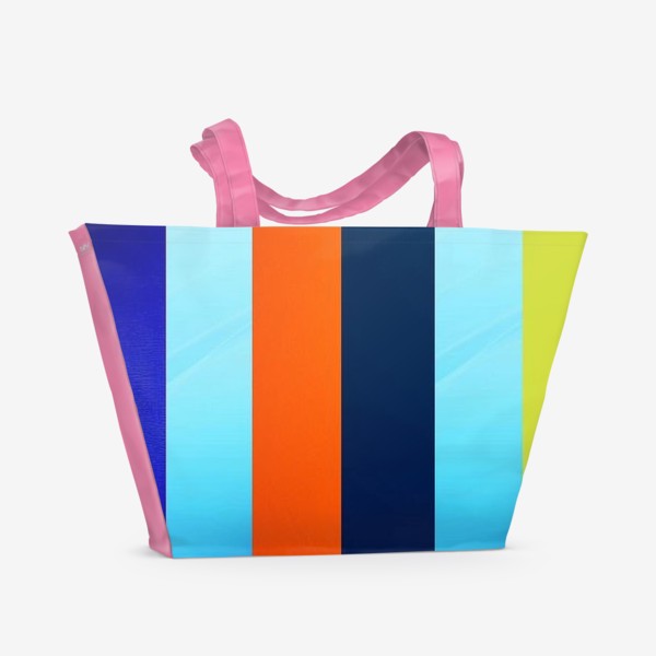 Пляжная сумка «Счастливая комбинация цветов для имени "Сергей"»