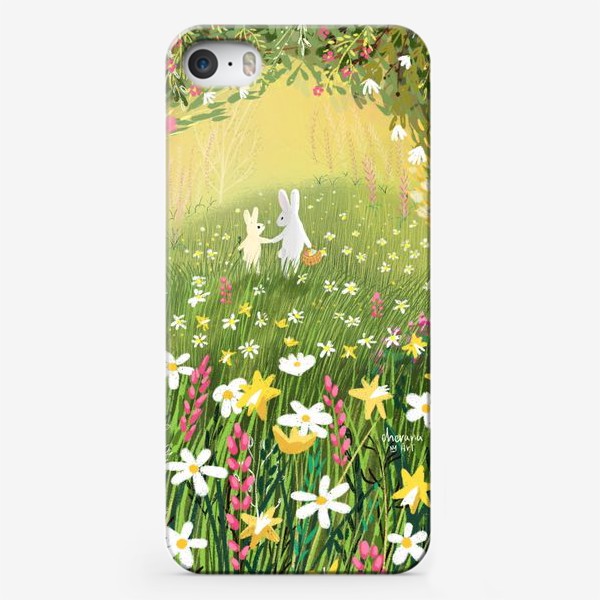 Чехол iPhone «Весенние зайчики»