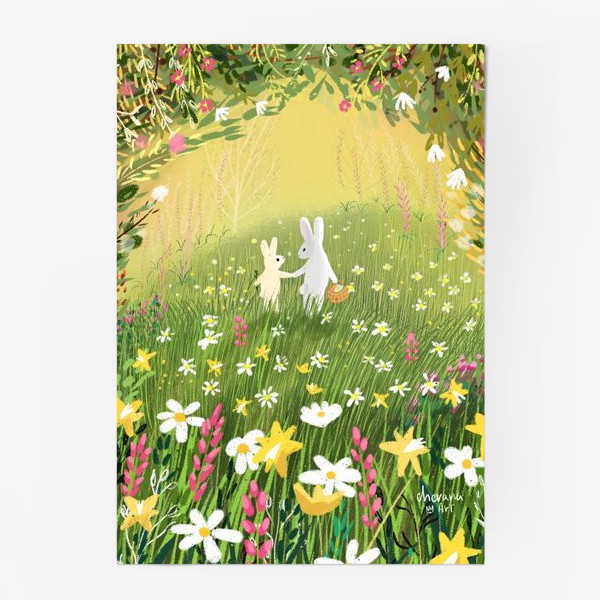 Постер «Весенние зайчики»
