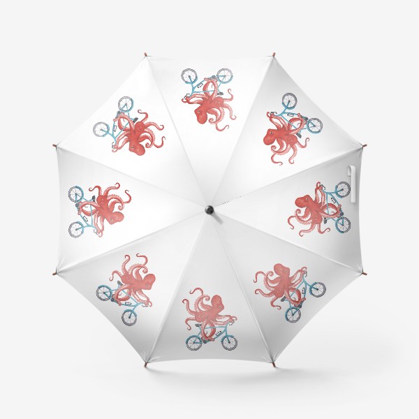 Зонт «Осьминог на велике»