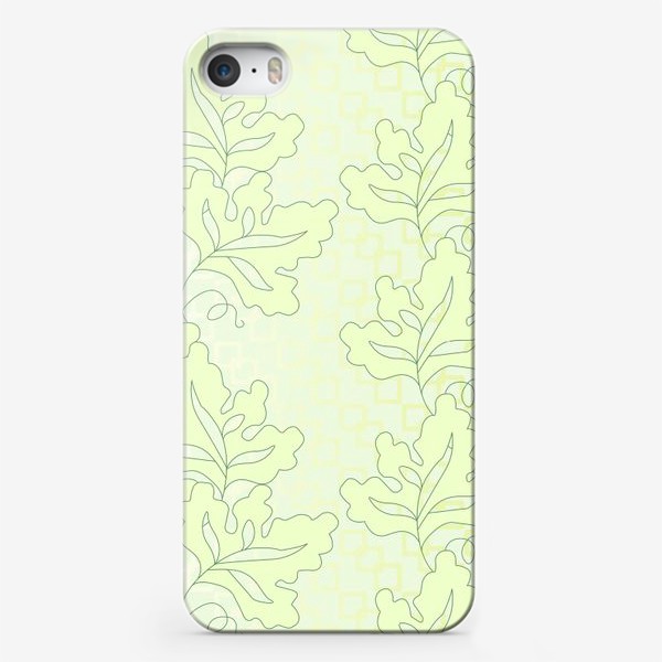 Чехол iPhone «Узор из виноградных листьев»