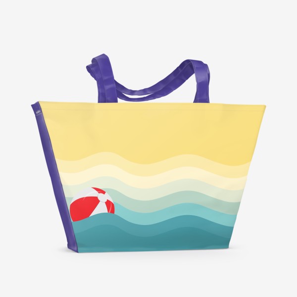 Пляжная сумка «По волнам»