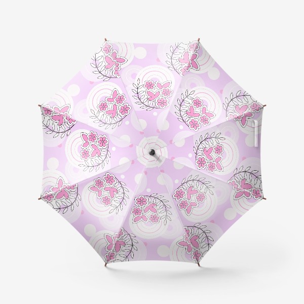 Зонт «Розовый сад»