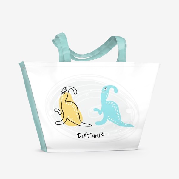 Пляжная сумка &laquo;Динозавры&raquo;