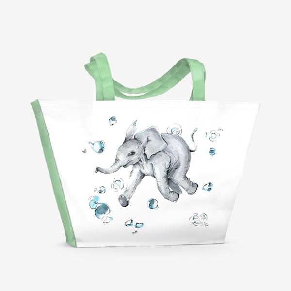 Пляжная сумка «слон в посудной лавке»