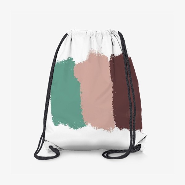 Рюкзак «Мазки краски. Мята и шоколад »