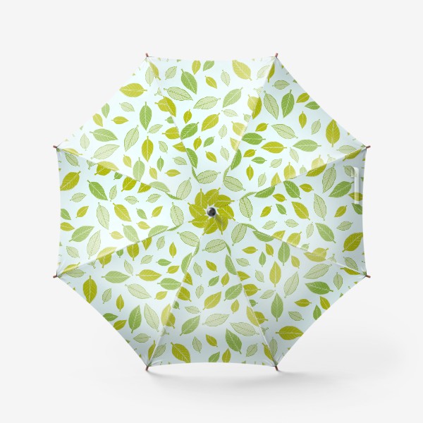 Зонт «Листва.Бесшовный паттерн с листьями.»