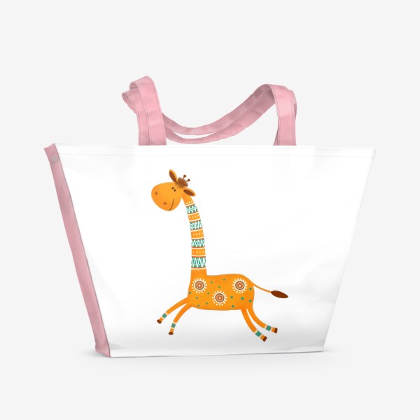 Пляжная сумка «Веселый жираф»