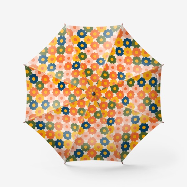 Зонт «Ретро цветы»