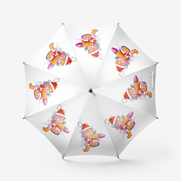 Зонт «Новогодний купидон»