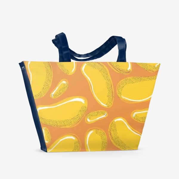 Пляжная сумка «Желтая абстракция»