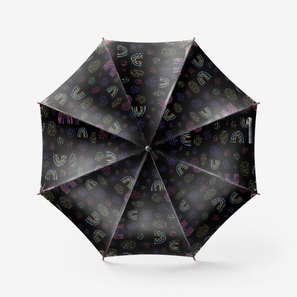 Зонт «Неоновые радуги»