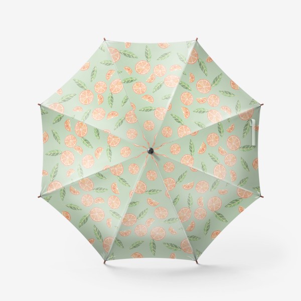 Зонт «Акварельные апельсины»