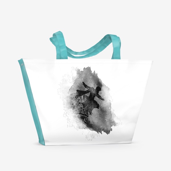 Пляжная сумка «Ассасин Ниндзя Самурай»