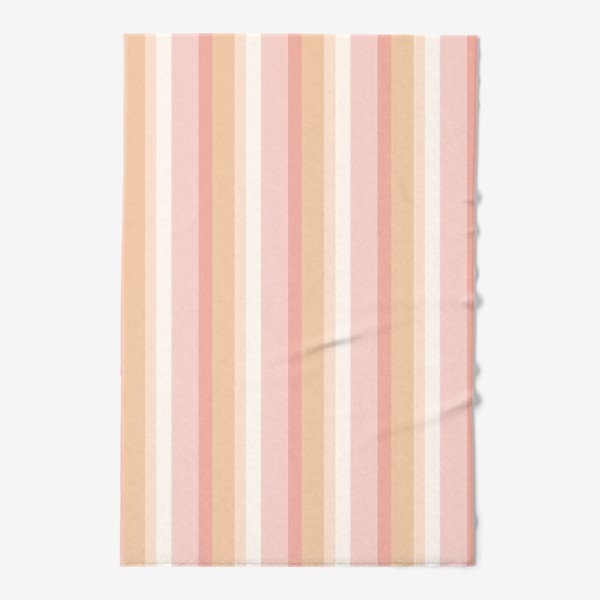 Полотенце «Абстрактный паттерн с вертикальными полосами (пастельные цвета)»