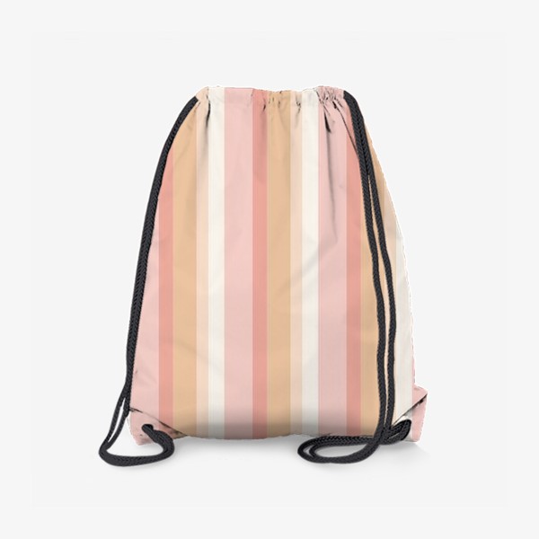 Рюкзак «Абстрактный паттерн с вертикальными полосами (пастельные цвета)»
