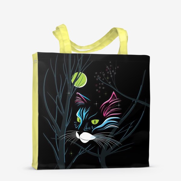 Сумка-шоппер «Зеленоглазая кошка»