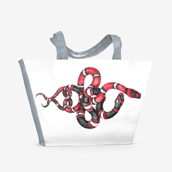Пляжная сумка «Змеи»