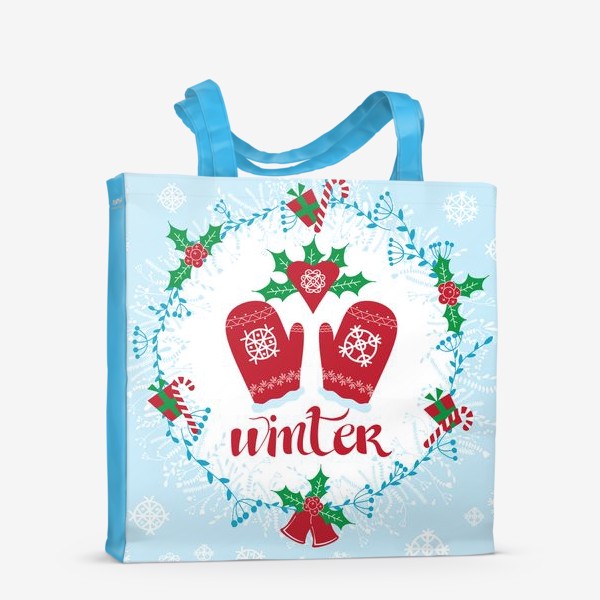 Сумка-шоппер «I love winter»