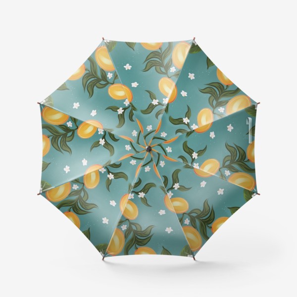 Зонт «Лимоны с ветками»