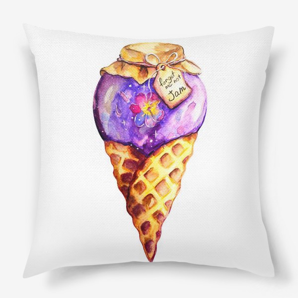 Подушка «Сиреневое Мороженое »