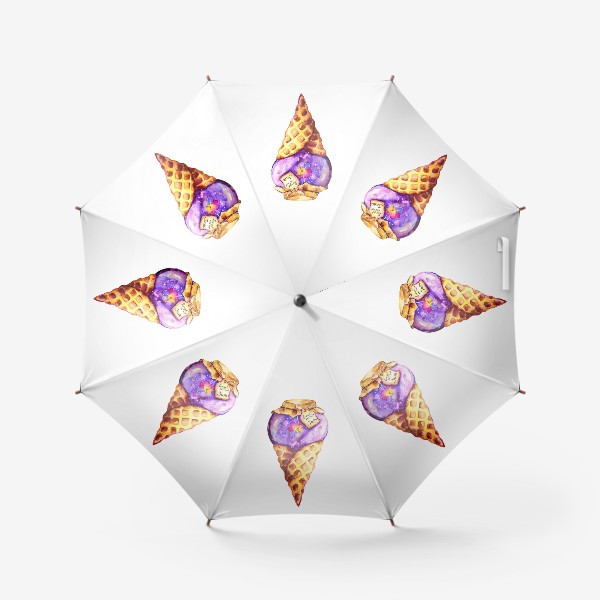 Зонт «Сиреневое Мороженое »