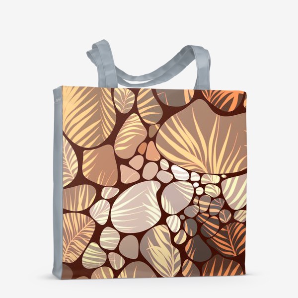 Сумка-шоппер «Камушки и пальмовые листья Релакс»
