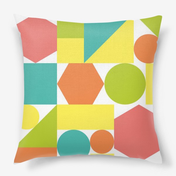 Подушка «Цветная геометрия»
