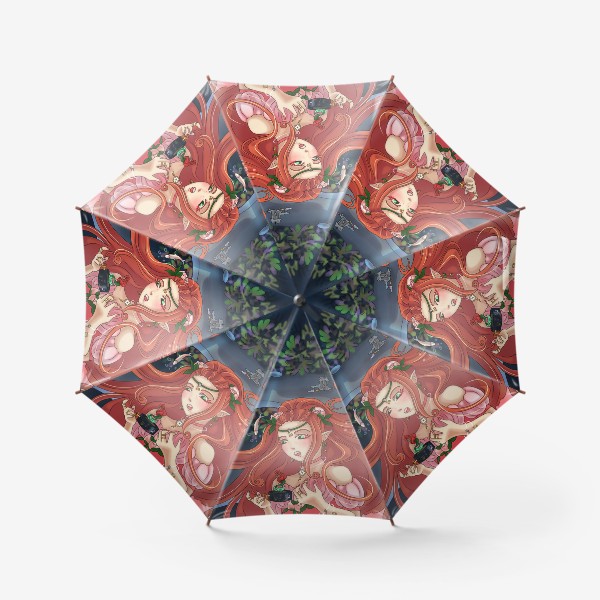 Зонт «Маленькие мелочи для милой русалочки»
