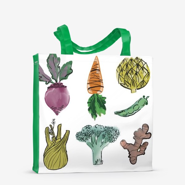 Сумка-шоппер «Набор полезных овощей»