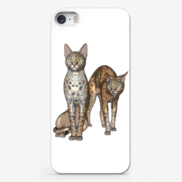 Чехол iPhone «Саванна Коты»