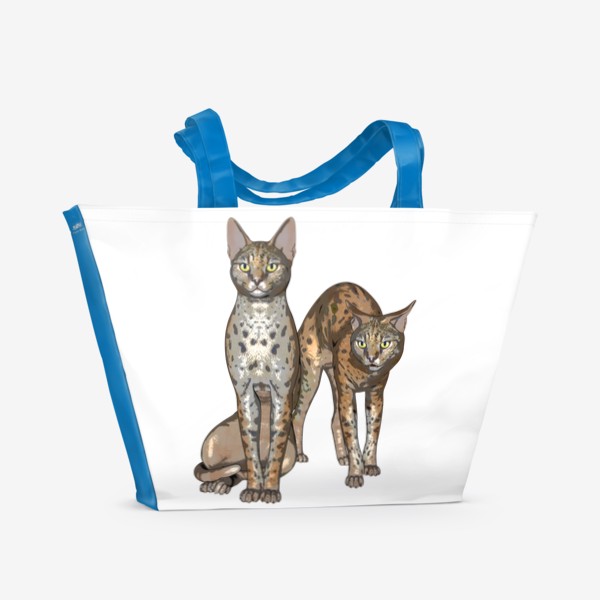 Пляжная сумка «Саванна Коты»