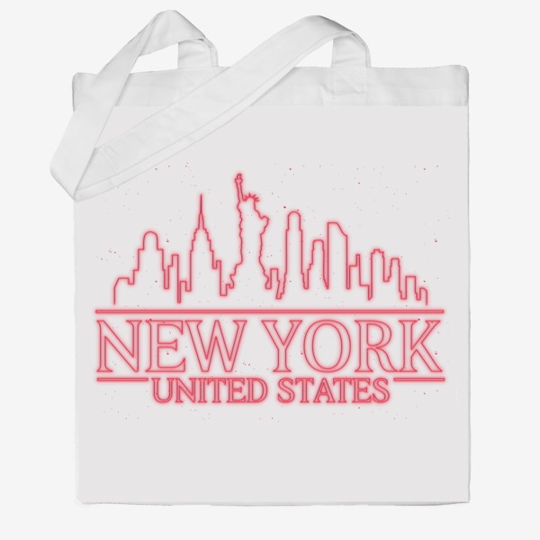 Сумка хб «Города Мира - Нью Йорк США»